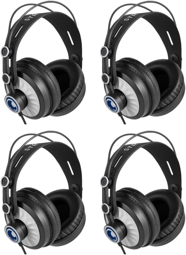 StreamEye Cans50 Professional Studio Headphones (Cans50 (4-Pack))