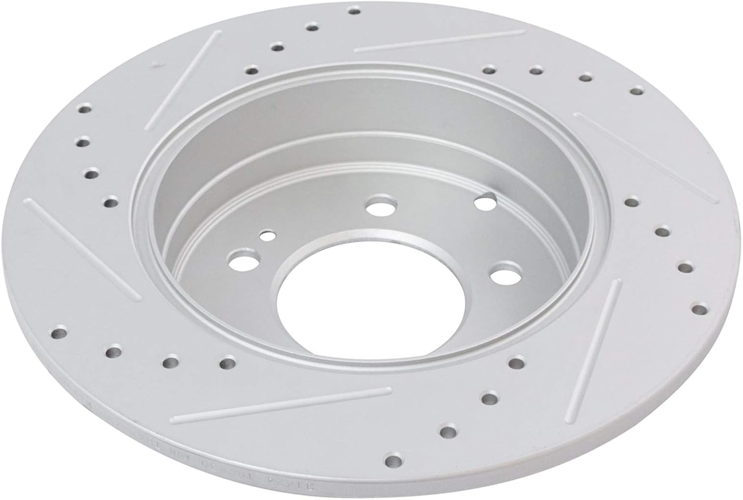 TRQ Performance Rear Brake Pad and Rotor Set Ceramic Solid Rotors Calipers Compatible with 2006 Hyundai Sonata