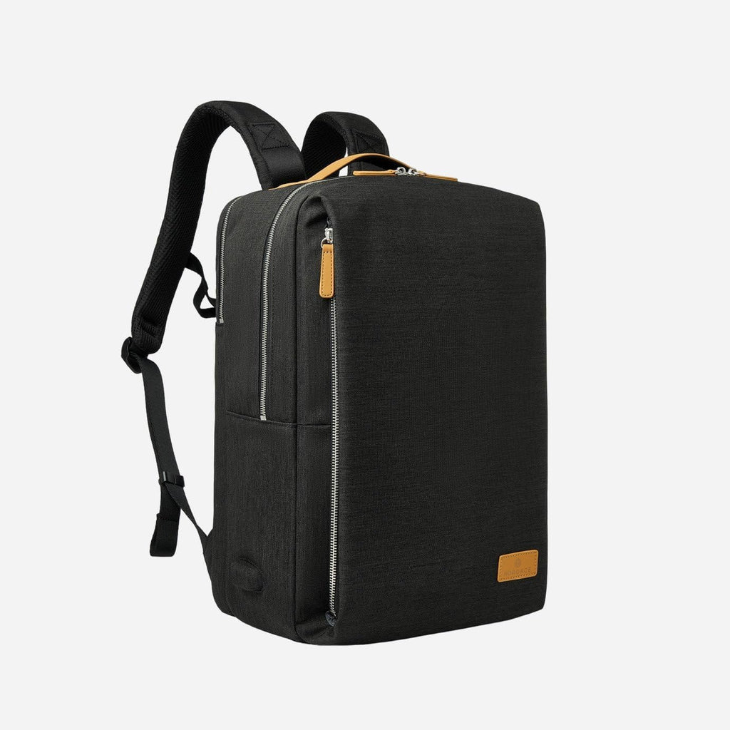 Nordace Siena Pro 15 Smart Backpack with USB Charging - 16' Laptop Backpack, 20L Daily Backpack for Travel, Everyday, or Work (Black-Brown)