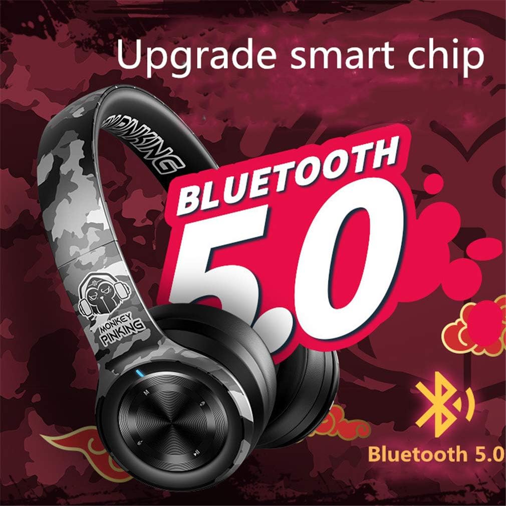 Wireless Headphones Over Ear Bluetooth Headphone Noise Cancellation Headset Running Music Headphone Game Type,Subwoofer,Long Standby