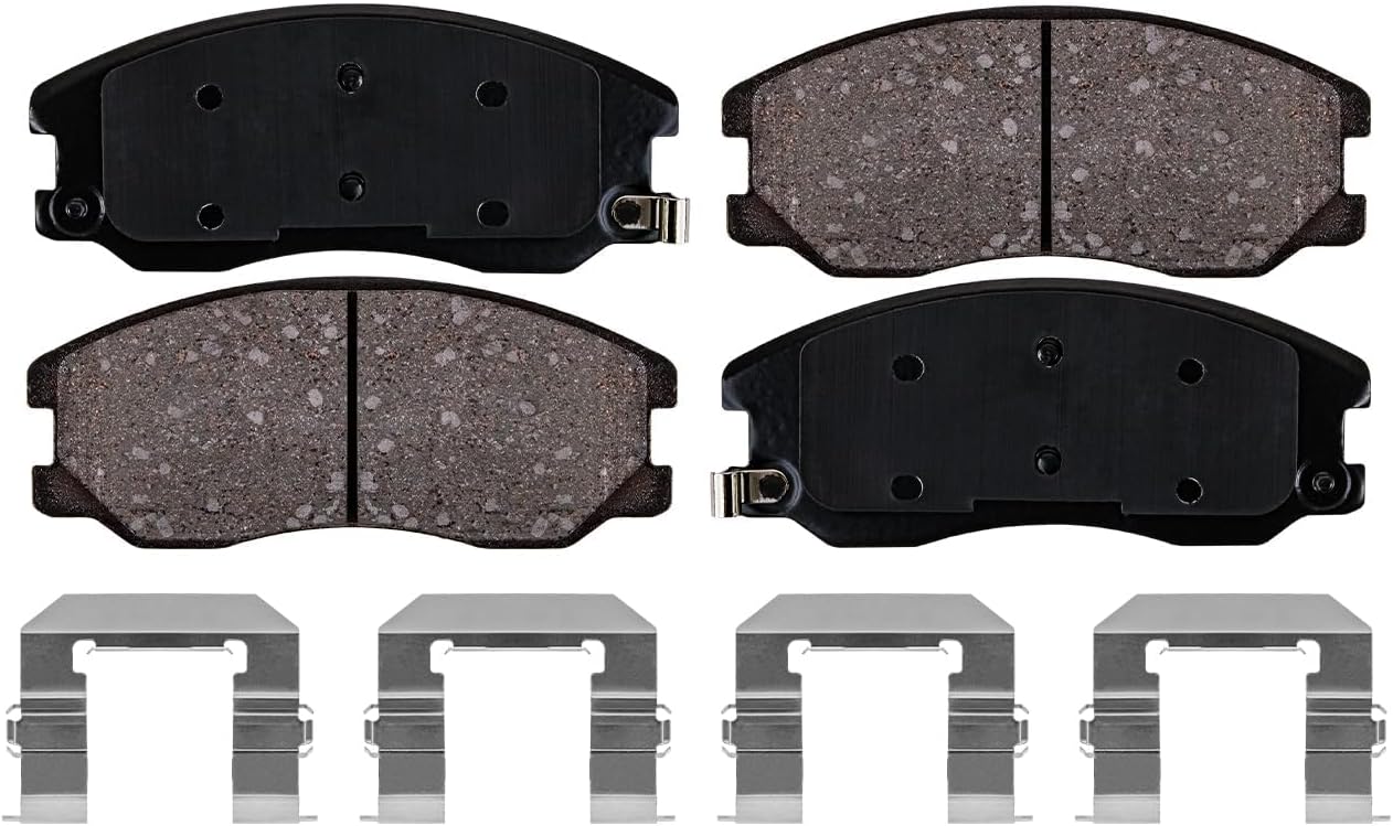 Detroit Axle - Front Brake Kit Wheel Bearing Hubs for 2007-09 Chevy Equinox Suzuki XL-7 Pontiac Torrent, 08-10 Saturn Vue, 12-15 Captiva Sport Disc Brake Rotors Ceramic Replacement Brakes Pads