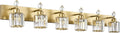 PRESDE Crystal 6 Light Bathroom Vanity Lights Gold Vanity Light for Bathroom Over Mirror Modern Wall Sconce