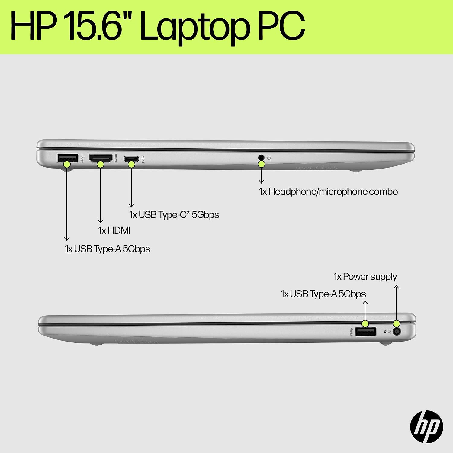 HP Laptop Computer 15.6' FHD Anti-Glare Display, 13th Gen Intel Core i7-1355U Processor, 32GB RAM, 1TB SSD, Intel Iris Xe Graphics, Wi-Fi 6, Bluetooth 5.3, Windows 11 Home