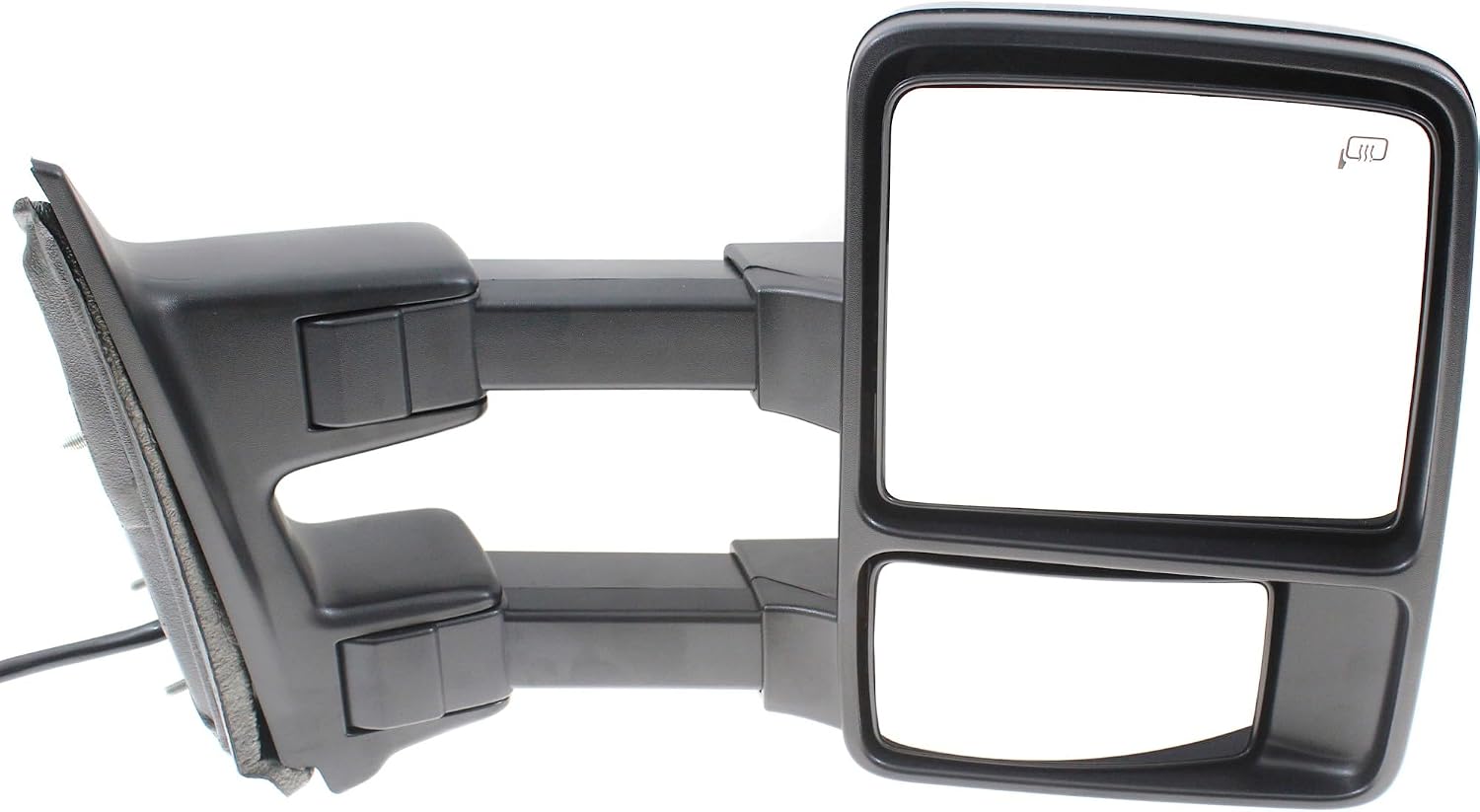 Kool Vue Driver & Passenger Side Power Heated Towing Mirrors for Ford F-250 F-350 Super Duty F-450 Super Duty F-550 Super Duty 2010 Power Fold With Signal Light & Memory Auto Extend with 2 Caps