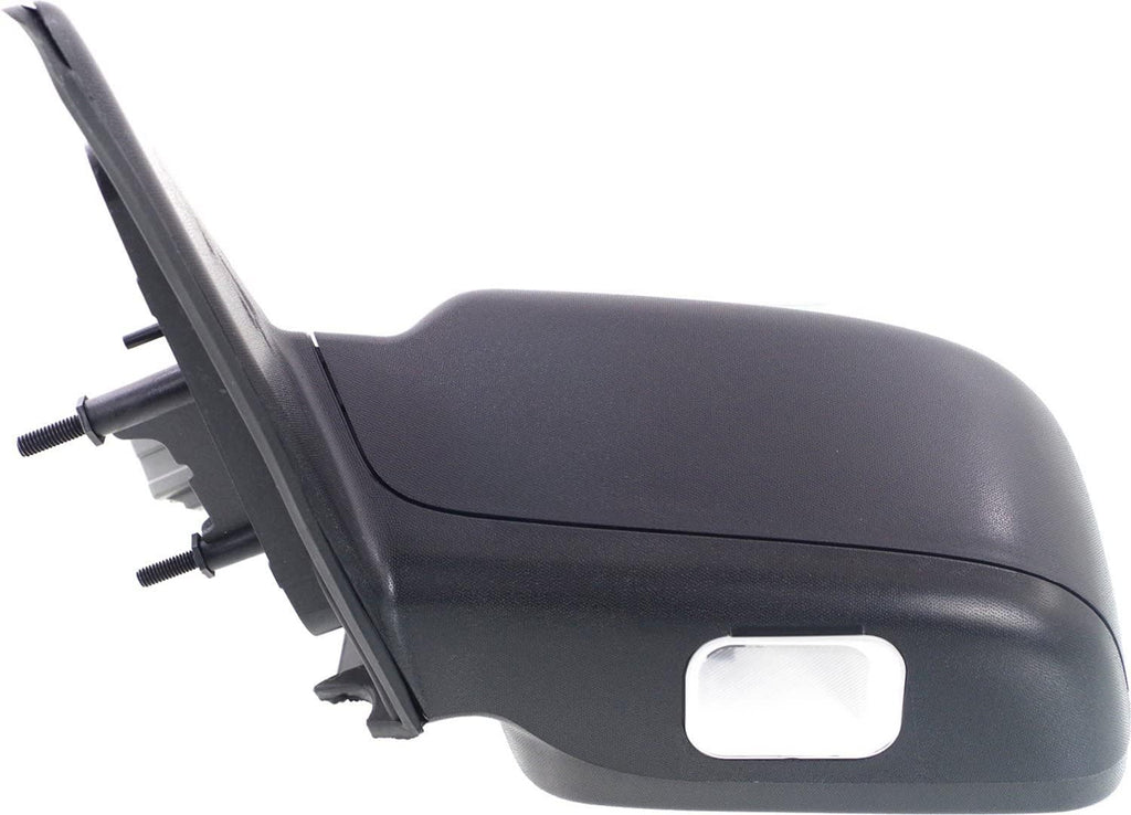 Kool Vue Driver Side Power Heated Mirror for Ford Fusion 2010-2012 With Blind Spot Monitor & Puddle Lamp with 2 Caps