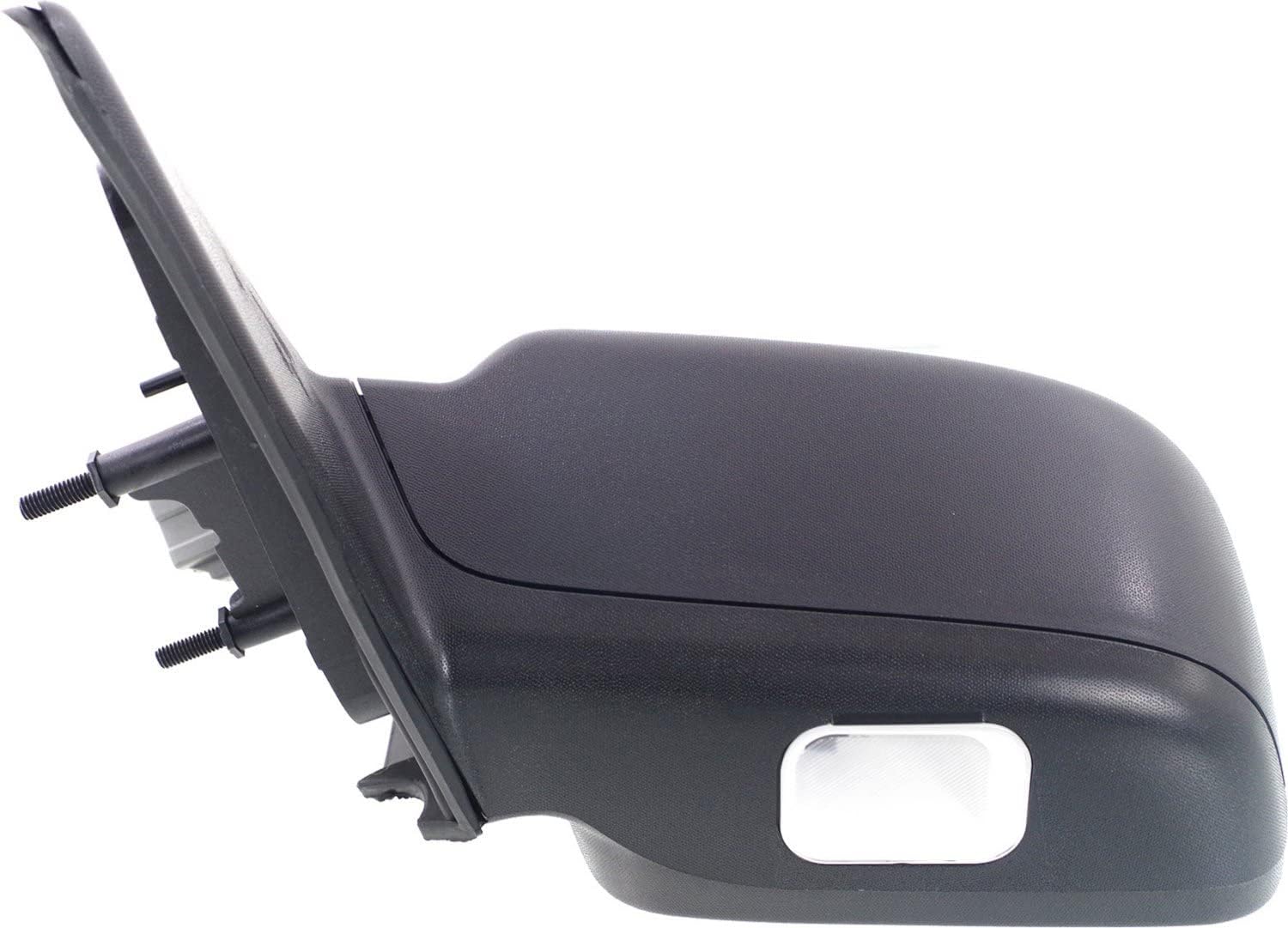 Kool Vue Driver Side Power Heated Mirror for Ford Fusion 2010-2012 With Blind Spot Monitor & Puddle Lamp with 2 Caps