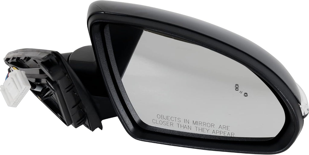 Garage-Pro Passenger Side Power Heated Mirror for Kia Optima 2019-2020 Power Fold With Signal Light & Blind Spot Monitor; Without Memory Paintable