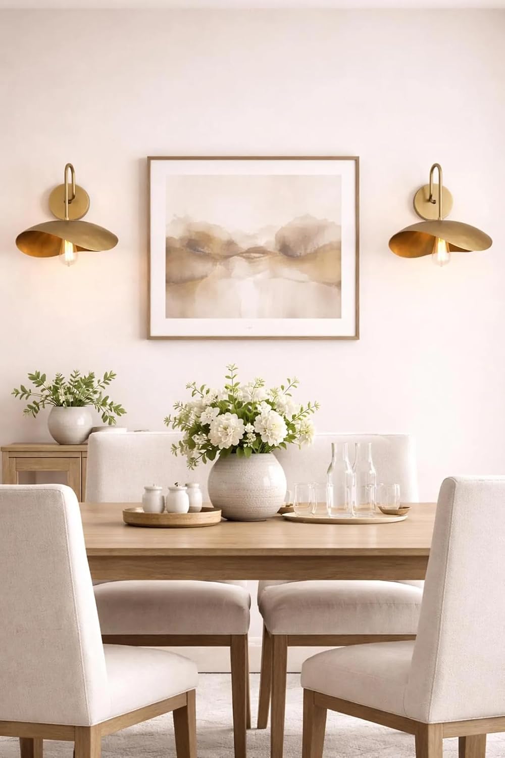Modern Brass Wall Sconce Minimalist Gold Wall Light, Mid Century Metal Wall Lamp for Bedroom, Living Room, Hallway, Bathroom Vanity, Hardwired Indoor Decorative Lighting Fixture (Antique Black)