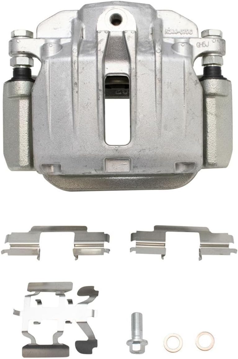Disc Brake Rotor and Pad Set Kit Rear Side Ceramic Smooth Drilled Slotted Zinc Coated Calipers for Chevy for Silverado 1500 2003-2005,for GMC for Sierra 1500 2003-2006 & Classic 2007