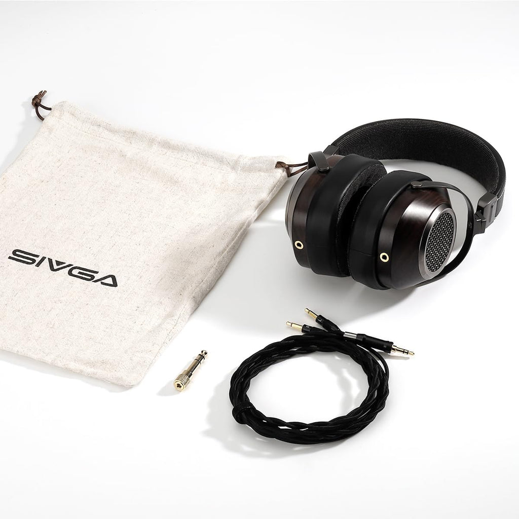 SIVGA ANSER HiFi 50MM Dynamic Driver Open-Back Wood Headphone Wired