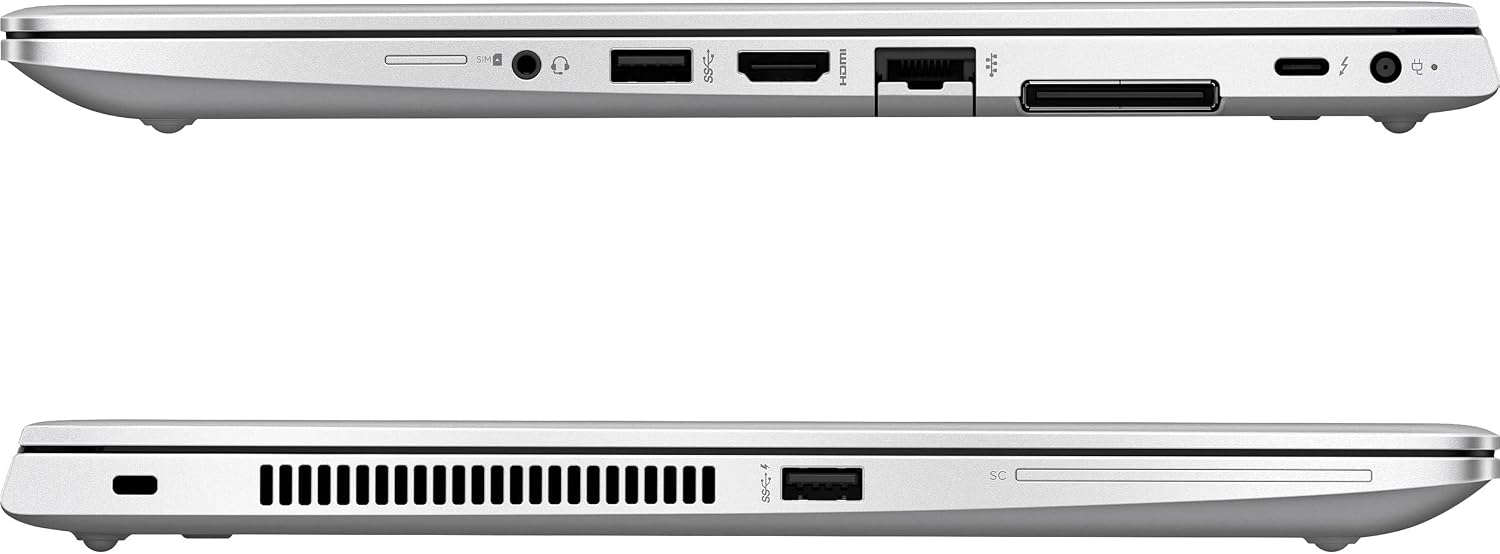 HP EliteBook 840 G6 14' Touchscreen Laptop, Intel i7 8665U 1.9GHz, 16GB DDR4 RAM, 512GB NVMe M.2 SSD, 1080p Full HD, USB C Thunderbolt 3, Webcam, Windows 11 Pro (Renewed)