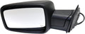 Kool Vue Driver Side Power Heated Mirror for Ram 1500 2013-2018 Power Fold With Signal Light & Puddle Lamp; Without Blind Spot Monitor & Memory Textured
