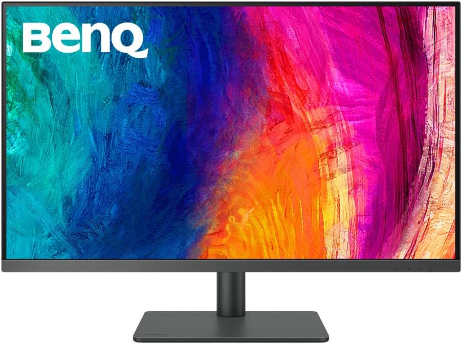 BenQ PD3205U 32 inch 4K UHD IPS Monitor USB-C, 99% sRGB and Rec.709, HDR10, Ergonomic Design, Eye-Care, Built-in Speakers (Renewed)