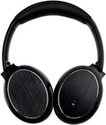 Wireless Bluetooth Headphones Stereo Foldable Headphonesactive Noise Cancelling Headphonem Deep Bass Soft Memory-Protein Earmuffs, with Mic for PC/Cell Phones/TV,Black