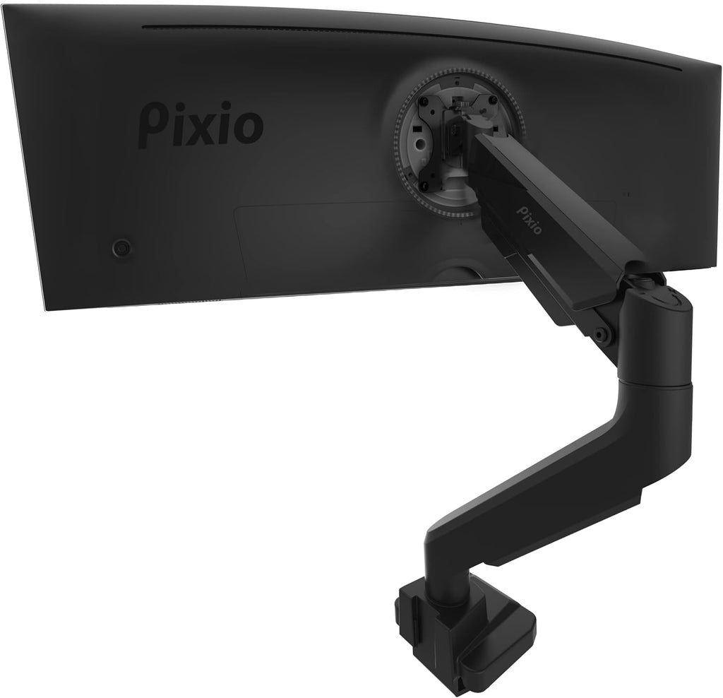 Pixio PXC328 32 inch Curved 180Hz Refresh Rate QHD 1440p Resolution Fast VA Panel 1ms GTG Response Time Gaming Monitor with PS2S Ultrawide Heavy-Duty Premium Single Monitor Arm