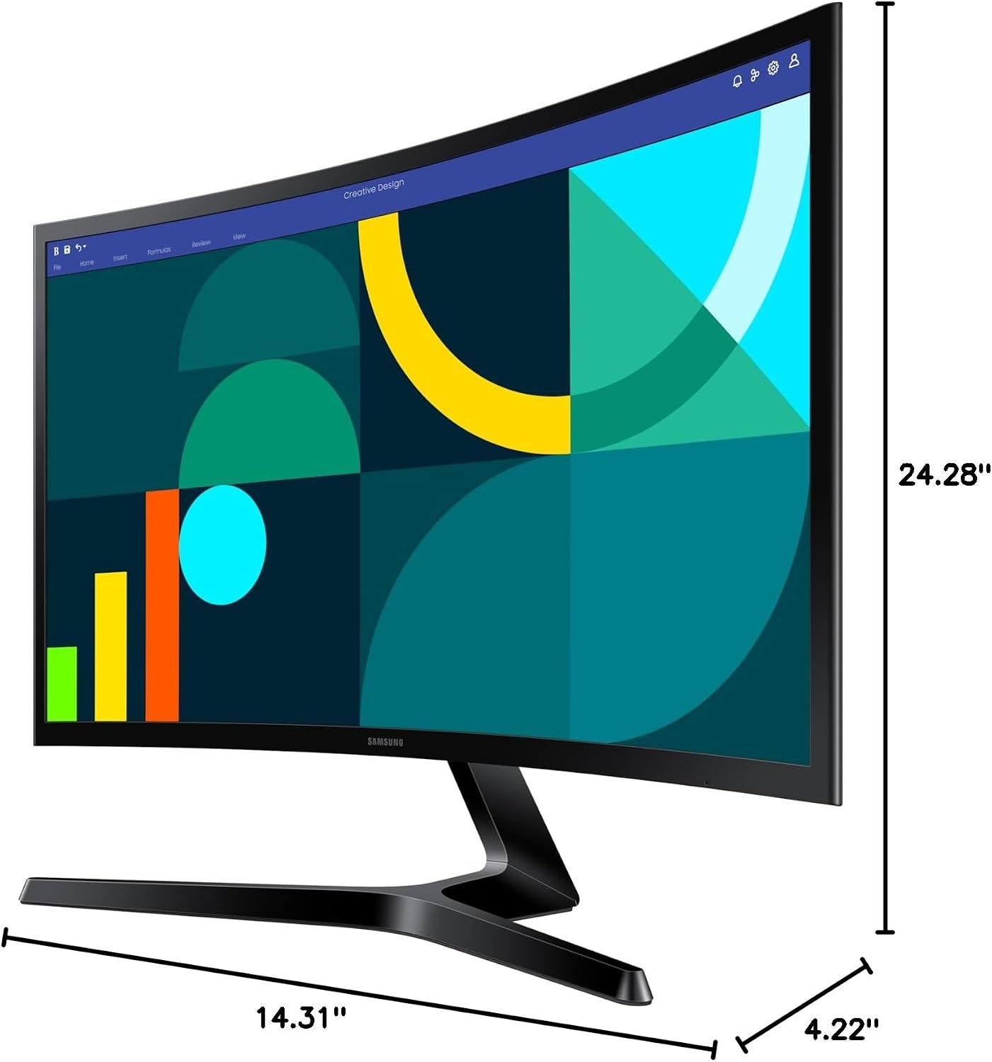 Samsung S3 S36GD 27' 100 Hz Curved Monitor - LS27D368GANXZA