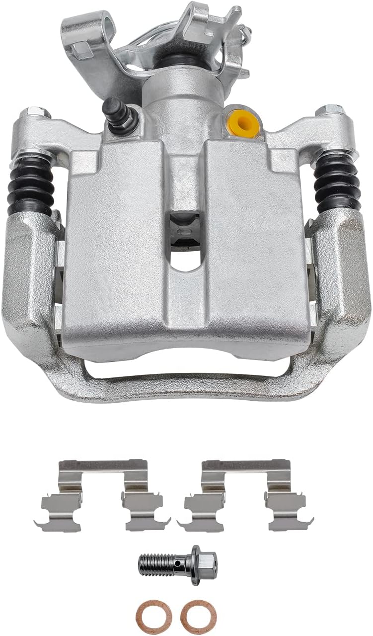 Detroit Axle - 5-Lug Rear Brake Kit for Chevrolet Malibu HHR Cobalt Saturn Aura Ion Pontiac G6 G5 Pursuit, 10.63'' inch Disc Brake Rotors Ceramic Brake Pads Brake Caliper Replacement