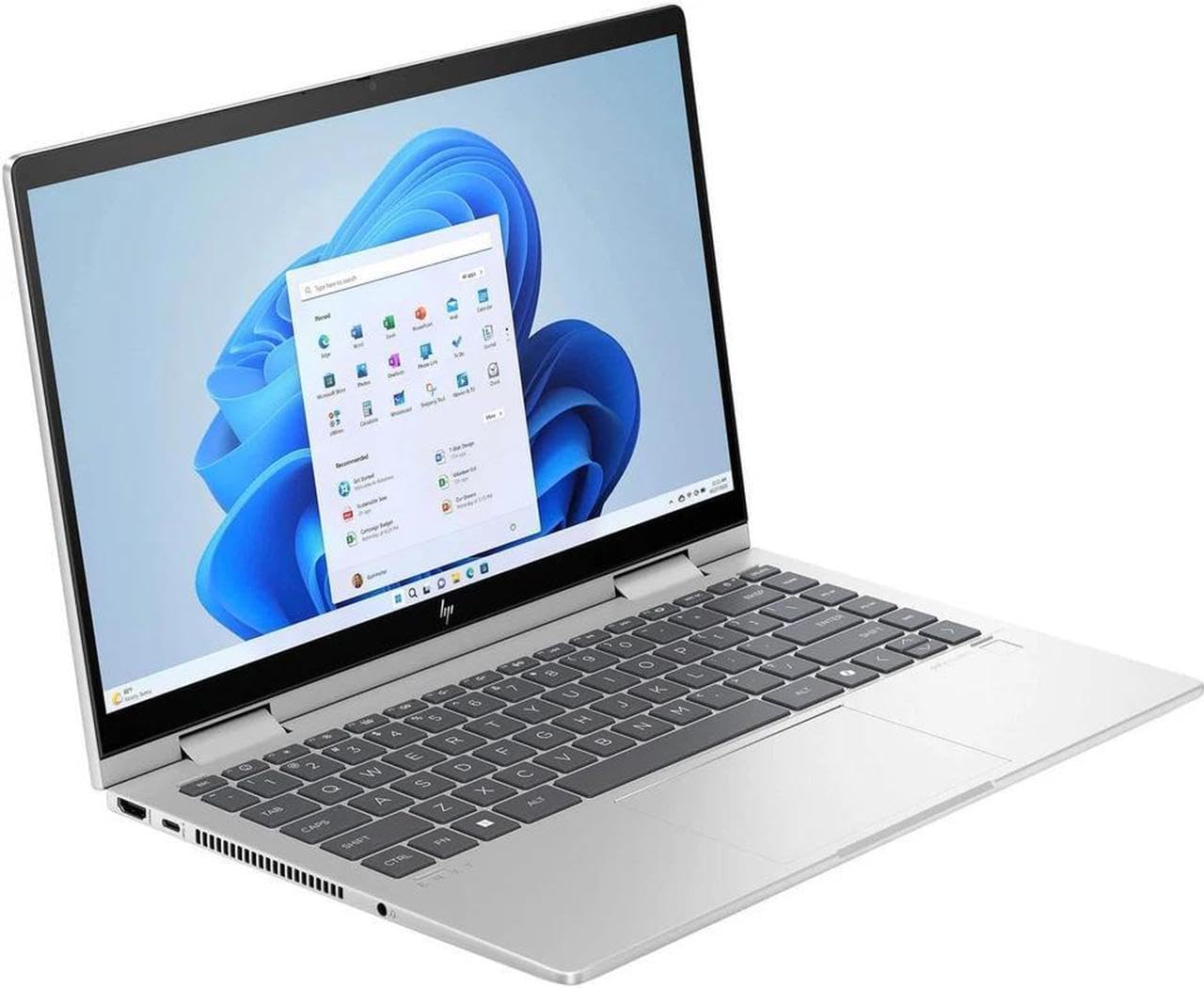 HP Envy 2-in-1 14' Full HD Touch Screen Laptop | Intel Core 5 120U | Intel Graphics | Backlit | Fingerprint | Copilot | 8GB RAM | 512GB SSD |Windows 11 Home |Bundle with Black Bag