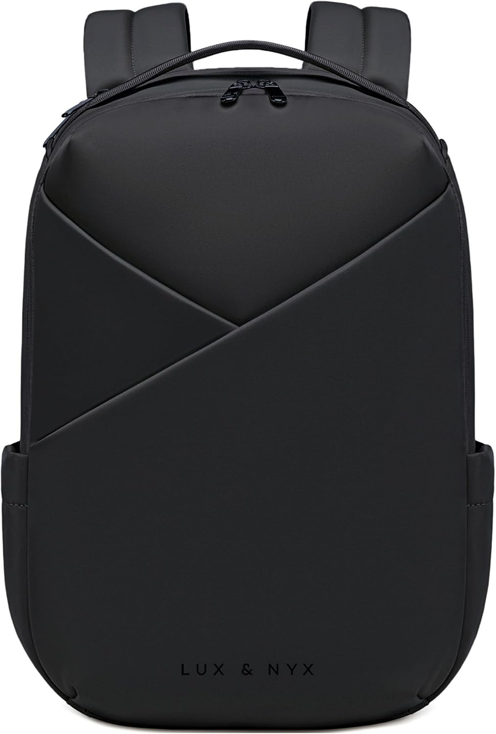 Lux & Nyx Origami Laptop Backpack for Work and Travel - Fits 16' MacBook Pro - Lightweight Business Bag - Men and Women (Black)