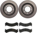 4 Front Replacement Brake Kit Brake Rotors & Ceramic Brake Pads Fits Cadillac DeVille 2000-2005 Fits Chevrolet Avalanche 2500 2002-2006 Fits Chevy Avalanche 2500 2002-2006
