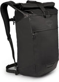 Osprey Transporter Roll Top Laptop Backpack, Black