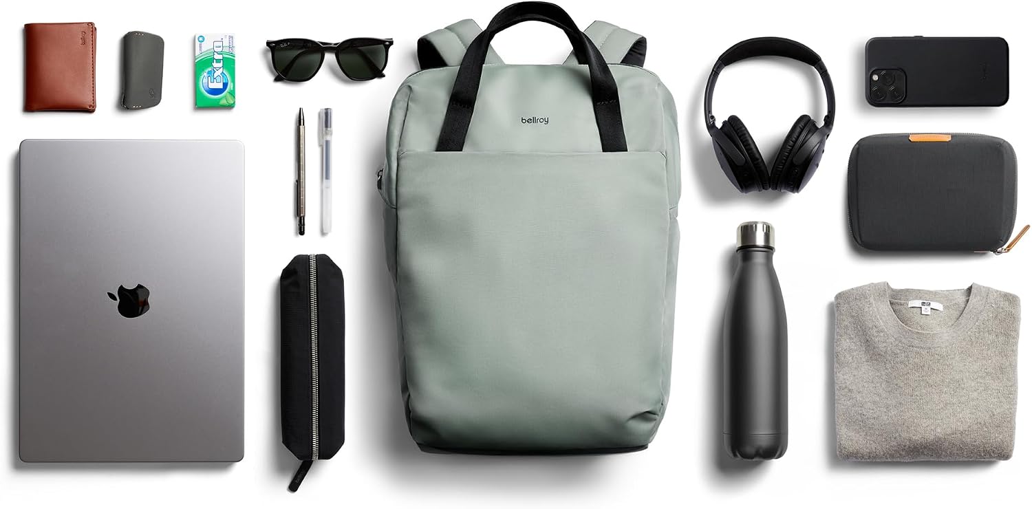 Bellroy Via Workpack (16' laptop bag, commuter backpack, work bag) - Eucalyptus