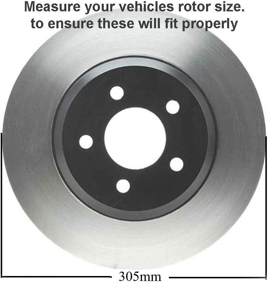 Detroit Axle - 2WD Front Wheel Bearing Hubs Brake Kit for Chevy GMC Silverado Sierra Yukon XL Express Savana 2500 Tahoe Wheel Bearing Hubs Brake Rotors Brake Pads Replacement : 12 inch Rotor