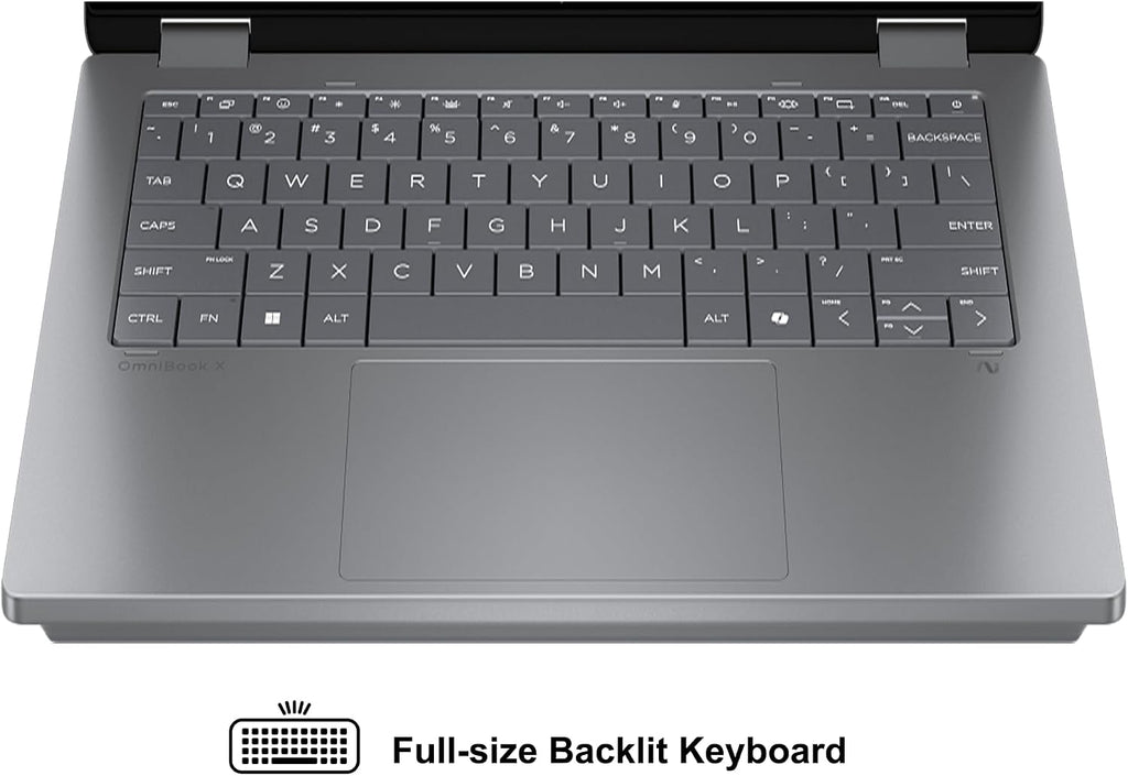 HP OmniBook X Flip 2-in-1 Laptop 14' WUXGA IPS Touch (400nits) AMD 6-core Ryzen AI 5 340 (Up to 50 Tops) 16GB RAM 512GB SSD for Creator Designer Business Professional Win11Pro ICP Hub