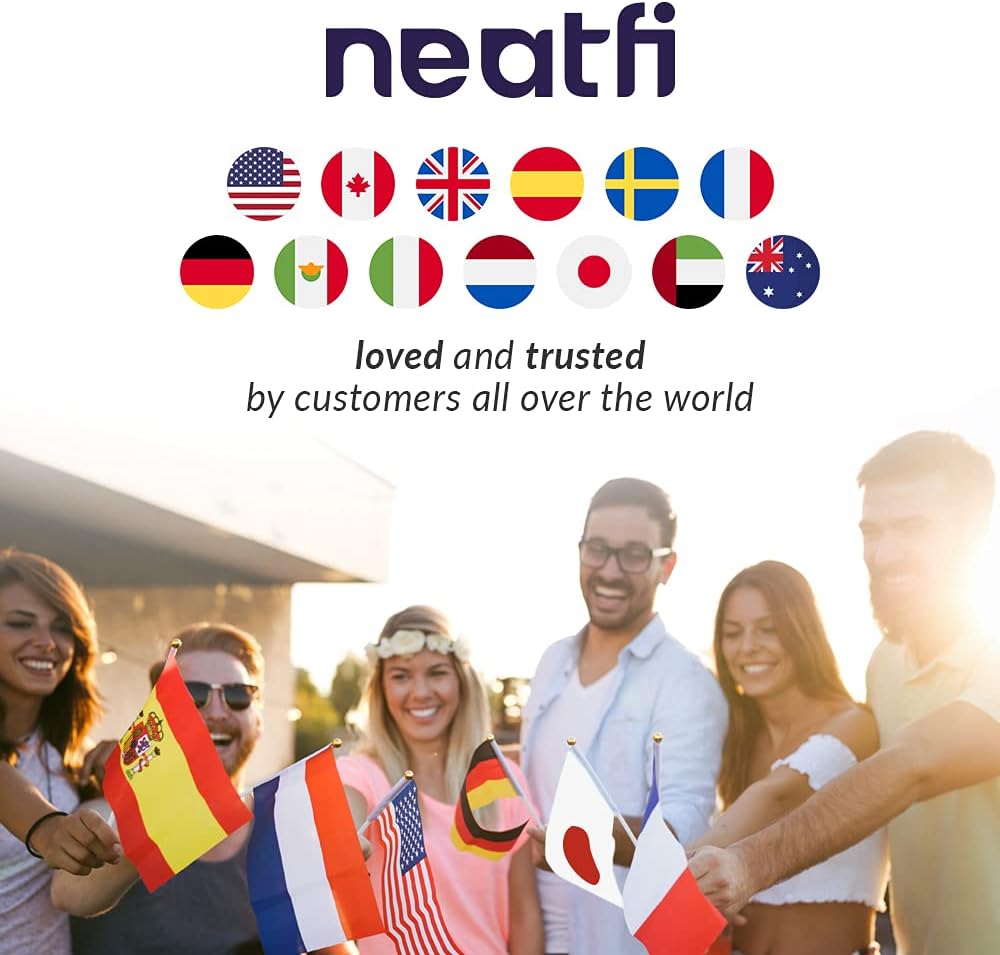 Neatfi 3,000 Lumens LED Desk Lamp with Clamp | Dimmable | 5 Brightness Levels & 5 Light Modes | Memory Function | Eye-Caring Flexible Lamp for Home & Office (28 Inches, White)