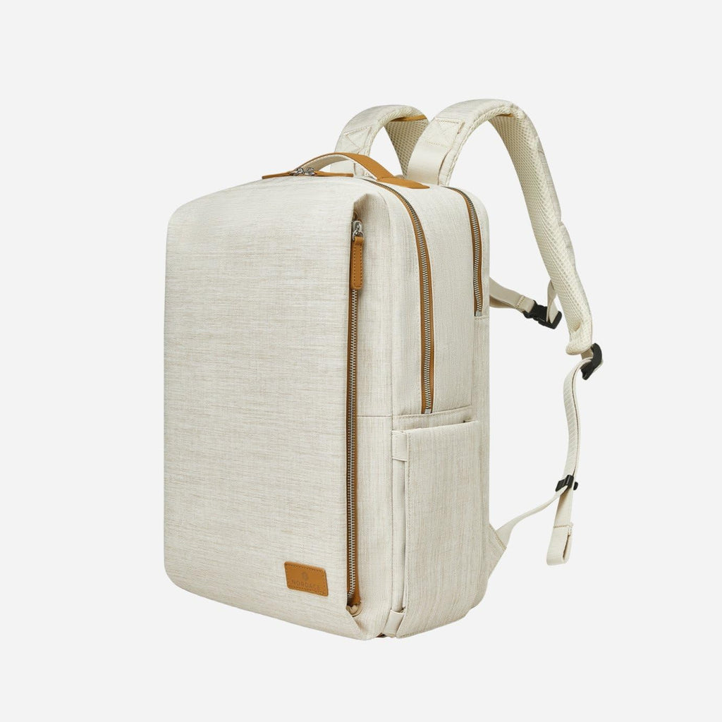 Nordace Siena Pro 15 Smart Backpack with USB Charging - 16' Laptop Backpack, 20L Daily Backpack for Travel, Everyday, or Work (Beige)