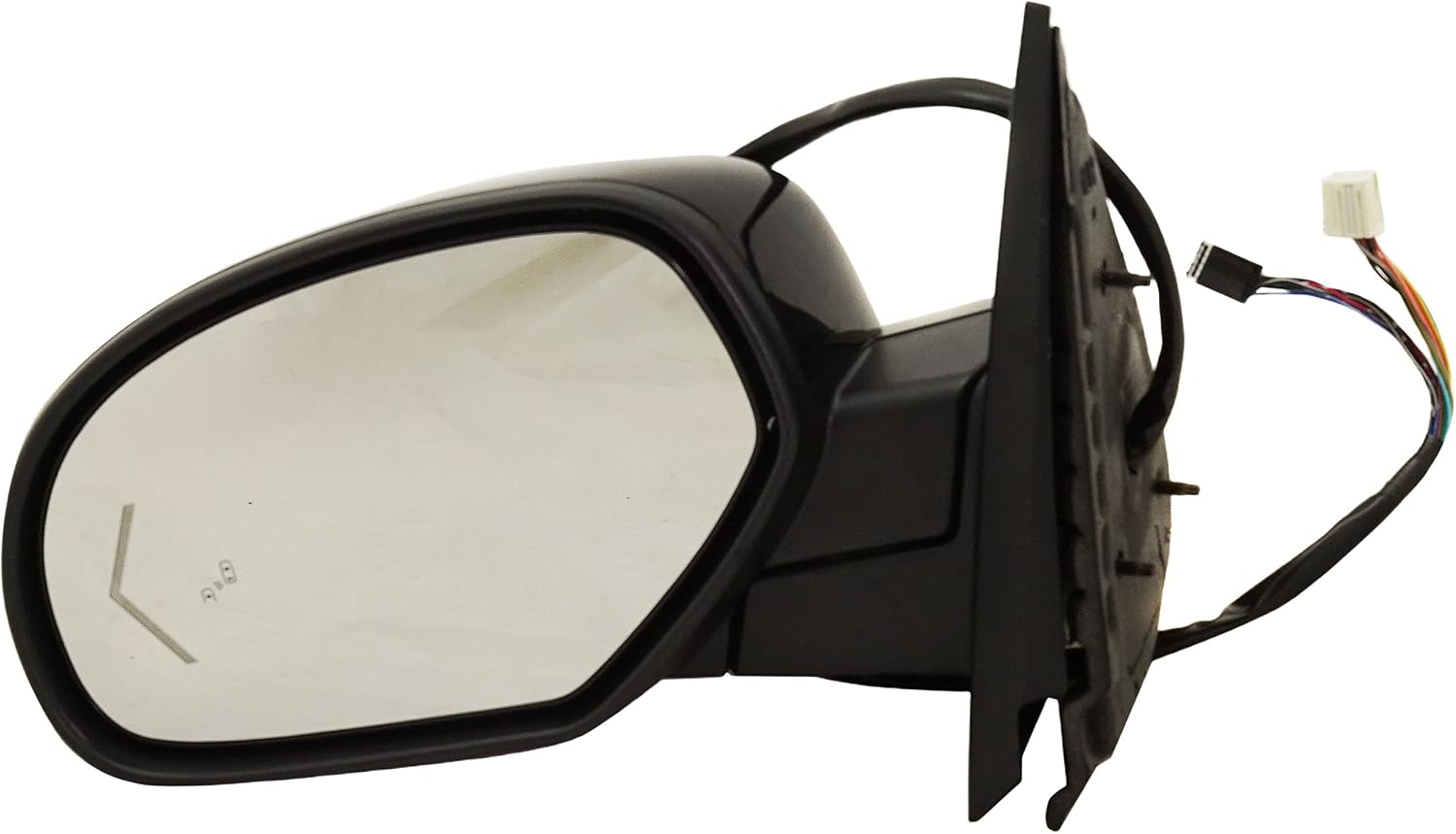 Kool Vue Driver Side Power Heated Mirror for Chevrolet Tahoe, Suburban 1500 GMC Yukon 2007-2014, Car Blind Spot Mirror, Power Fold, Signal Light, Blind Spot Monitor, Memory, Puddle Lamp Textured