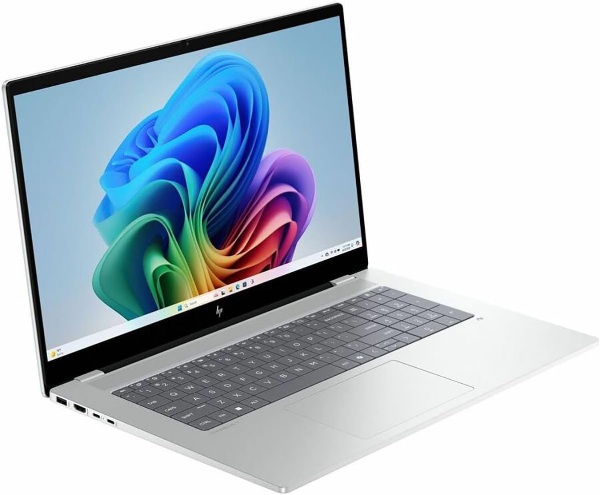 HP OmniBook X 17-dd0013dx 17.3' Full HD Touchscreen Laptop, Intel Core Ultra 7 256V 2.2GHz, 16GB RAM, 1TB SSD, Windows 11 Home, Glacier Silver - Refurbished