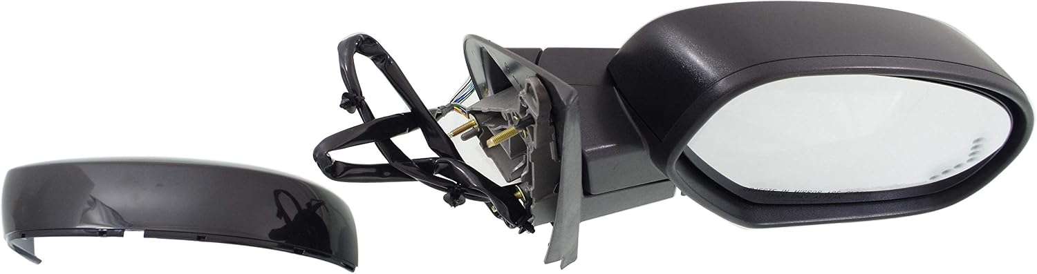 Kool Vue Right Power Heated Mirror for Chevrolet Tahoe Suburban 1500 2007-2014 Power Fold With Signal Light, Memory & Puddle Lamp; Without Blind Spot Monitor & Auto-Dim with 2 Caps w/o Off Road Pkg