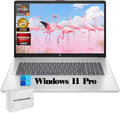 HP 17.3-inch Laptop, 1920 * 1080 FHD Display, Windows 11 Pro, AMD Ryzen 5 7430U, Students and Business, 32GB Memory, 2TB SSD, Webcam, Wi-Fi, Bluetooth, w/Accessories