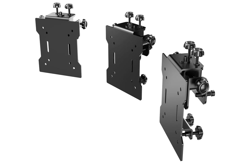 Trak Racer VESA Adapter Kit for Triple Monitor Mounts Tool-Free 3-Way Adjustment Fits 75-200mm VESA Patterns For 40x40 & 40x80 Aluminum Extrusion Stands [video game]