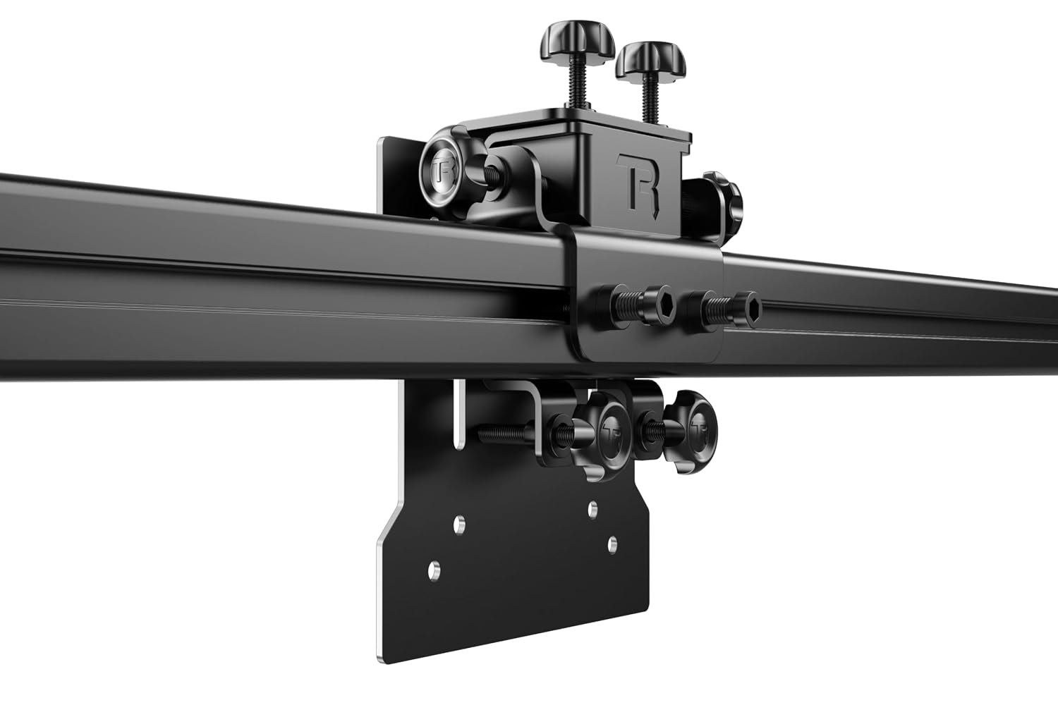 Trak Racer VESA Adapter Kit for Triple Monitor Mounts Tool-Free 3-Way Adjustment Fits 75-200mm VESA Patterns For 40x40 & 40x80 Aluminum Extrusion Stands [video game]