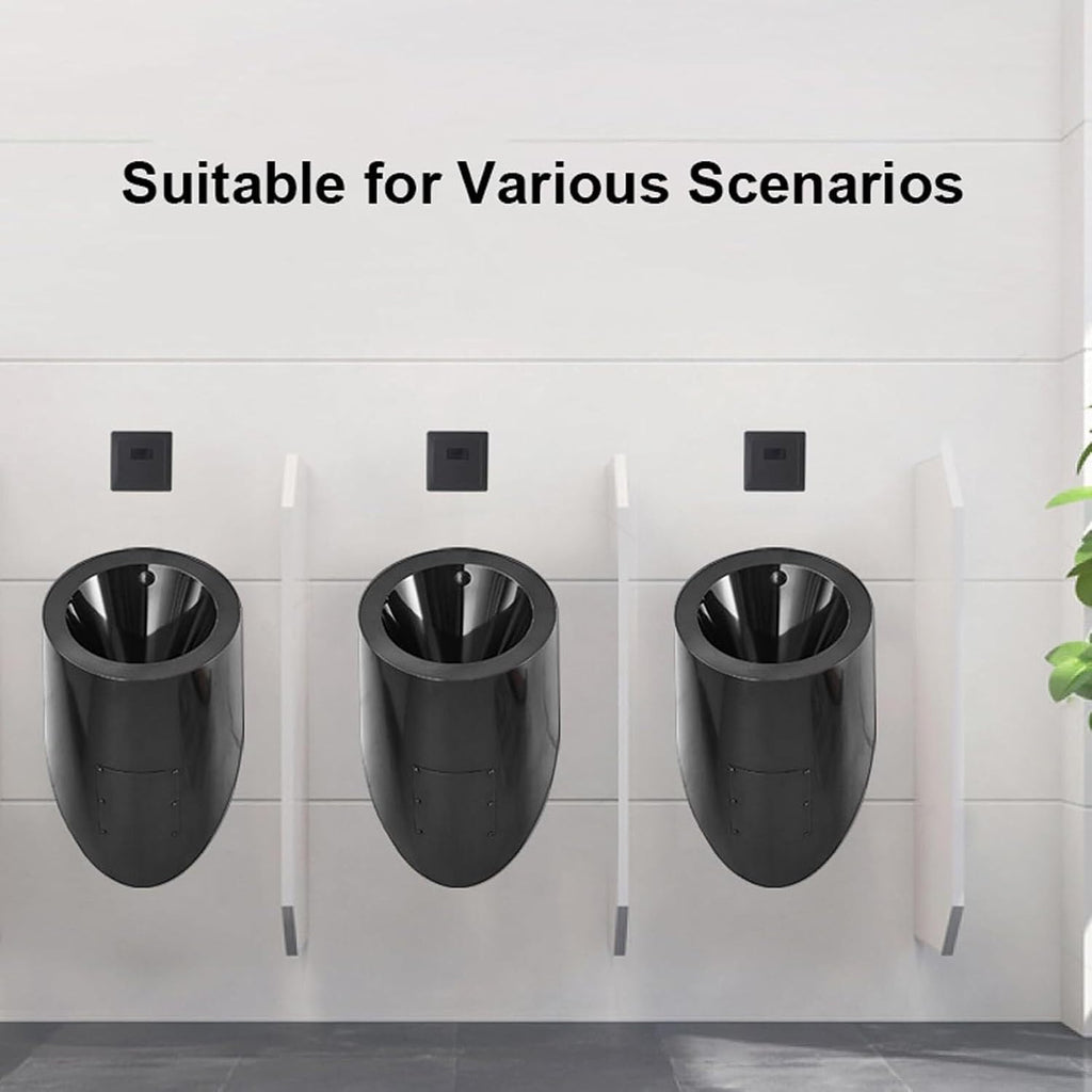 Wall Mounted Smart Men Urinal, 304 Stainless Steel Bathroom Urinals, Toilet Efficient Flushing Urinal, Male Sanitary Ware Public Toilet Urinal,Gold(Rosegold)