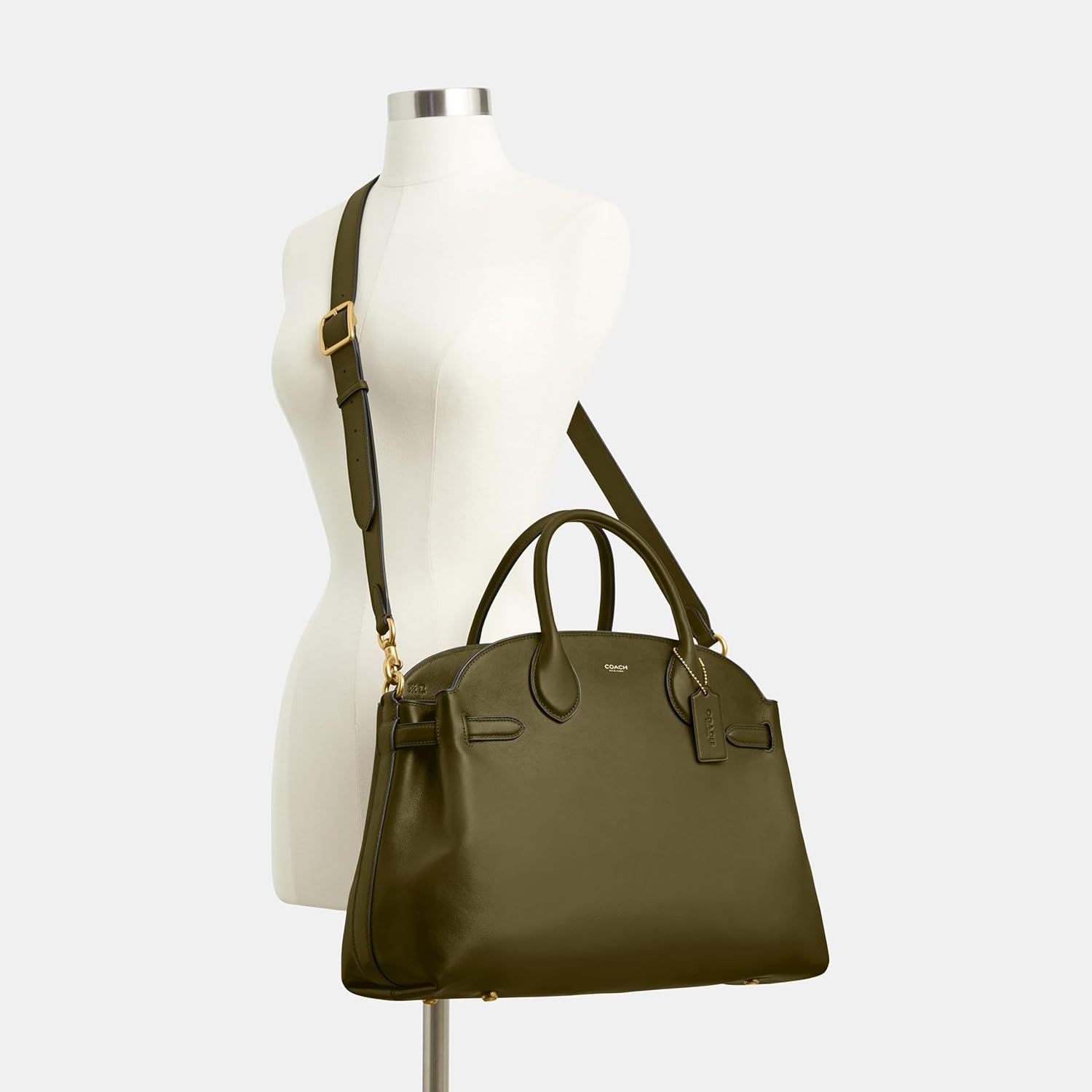 Coach Women's Suede Soft Empire Carryall 40 Tote