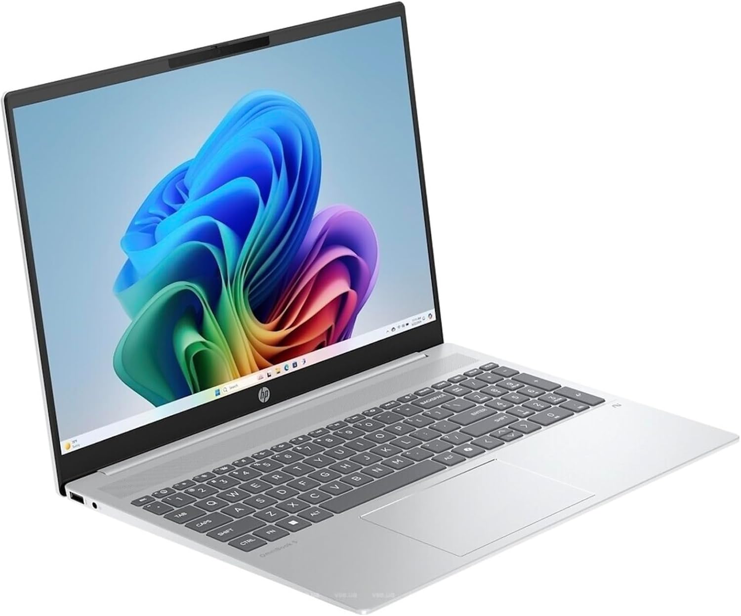 HP OmniBook 5 Next Gen AI Laptop 16.0' Touchscreen 2K IPS Display (Intel Ultra 5-225U, 16GB LPDDR5X, 1TB SSD, Backlit KB, Copilot+, Webcam, Win 11 Home) w/Dockztorm USB Port Expander