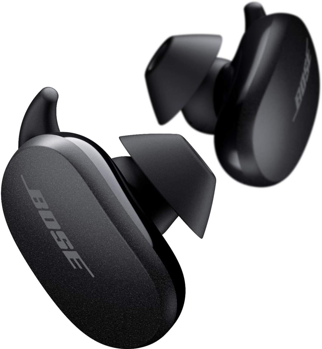 Bose QuietComfort Noise Cancelling Earbuds-Bluetooth Wireless Earphones, Triple Black (Renewed)