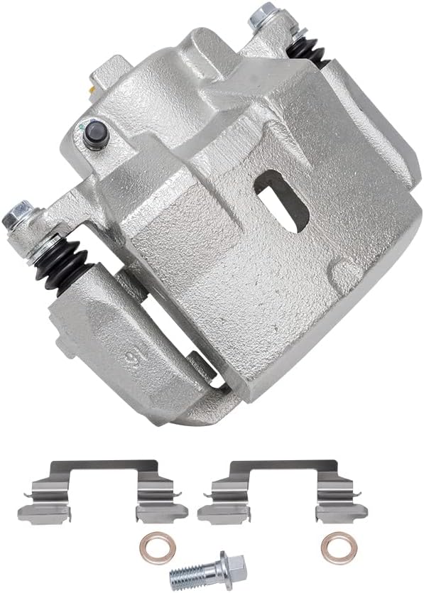 Detroit Axle - Front Brake Kit for 04-05 09-12 Chevy Malibu, 07-09 Saturn Aura, 06-10 Pontiac G6, Brake Rotors Ceramic Brakes Pads Right Brake Caliper Replacement: 11.65'' inch Rotors