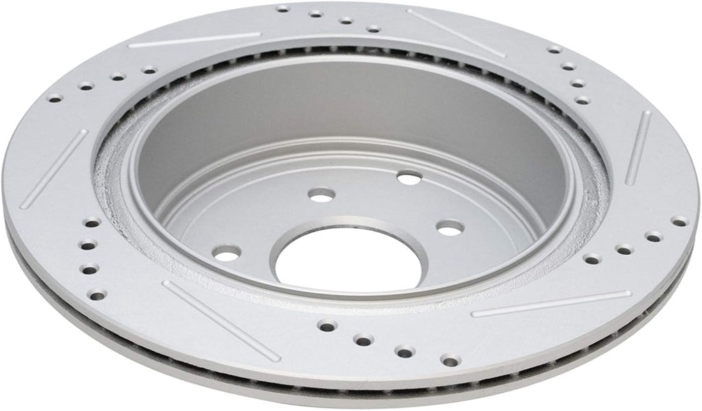 TRQ Performance Rear Brake Pad and Rotor Set Ceramic Vented Coated Rotors Calipers Compatible with 2003-2008 Infiniti FX35 FX45
