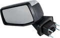 Garage-Pro Left Power Heated Mirror for GMC Sierra 1500 2019-2023 Power Fold With Signal Light, Memory & Puddle Lamp; Without Blind Spot Monitor & Auto-Dimming Chrome New Body Style