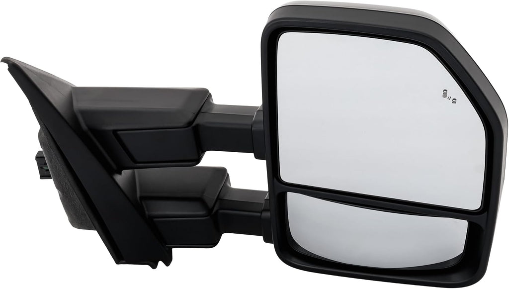 Garage-Pro Right Side Power Heated Towing Mirror For Ford F-250 F-350 F-450 Super Duty 2020-2022, Passenger Side Mirror, Power Fold Signal Light, Blind Spot Monitor, Memory & Puddle Lamp Paintable