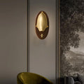 Brass Wood Wall Light E27 Bulb for Bedroom Parlor Stars Aisle Restaurant Gold Silver Copper Wall Lamp Sconce,Bathroom