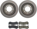 Brake Pads and Rotors Kit - Rear Brakes and Rotors, Replacement Brake Kit fits Chevrolet Avalanche 2500 2002-2006 fits Chevy Avalanche 2500 2002-2006 fits Chevrolet Silverado 1500 2004-2005