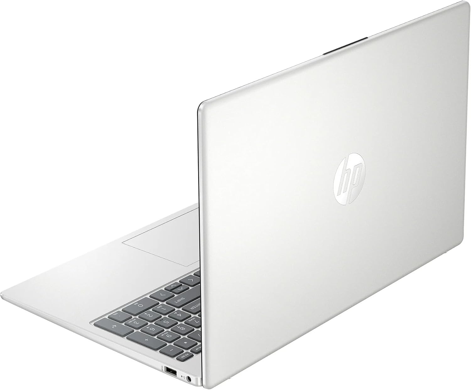 HP Business 15 Laptop, 15.6 inch FHD Display, Intel Core i5-1235U 10-core Processor, PCIe SSD, Webcam, WiFi 6, Bluetooth 5.3, Windows 11 Pro, Silver, Bonus XtreDura USB Drive ((32G RAM | 1TB SSD))