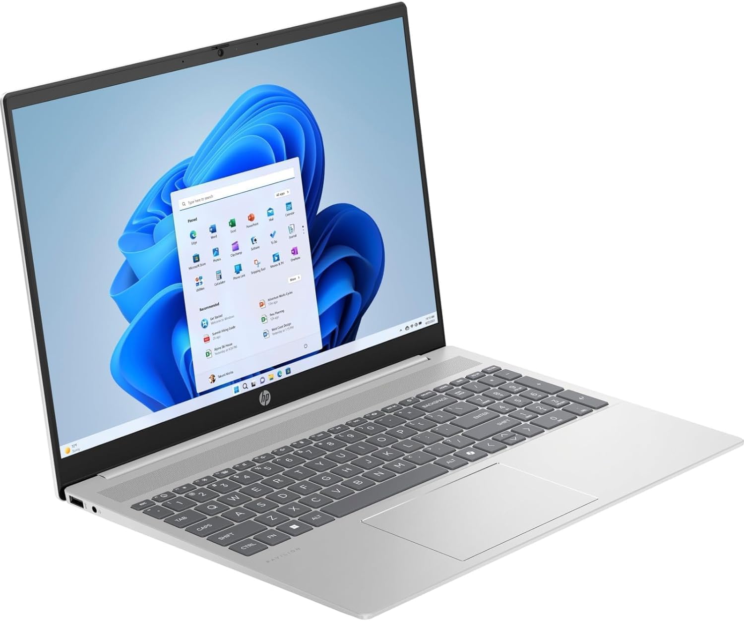 HP Pavilion 16' WUXGA (1920 x 1200) Touchscreen Laptop Computer | Intel Core 5 120U | 16GB RAM - 2TB PCIe SSD | Backlit Keyboard | Wi-Fi 6 | HDMI 2.1 | Numeric Keypad | Windows 11