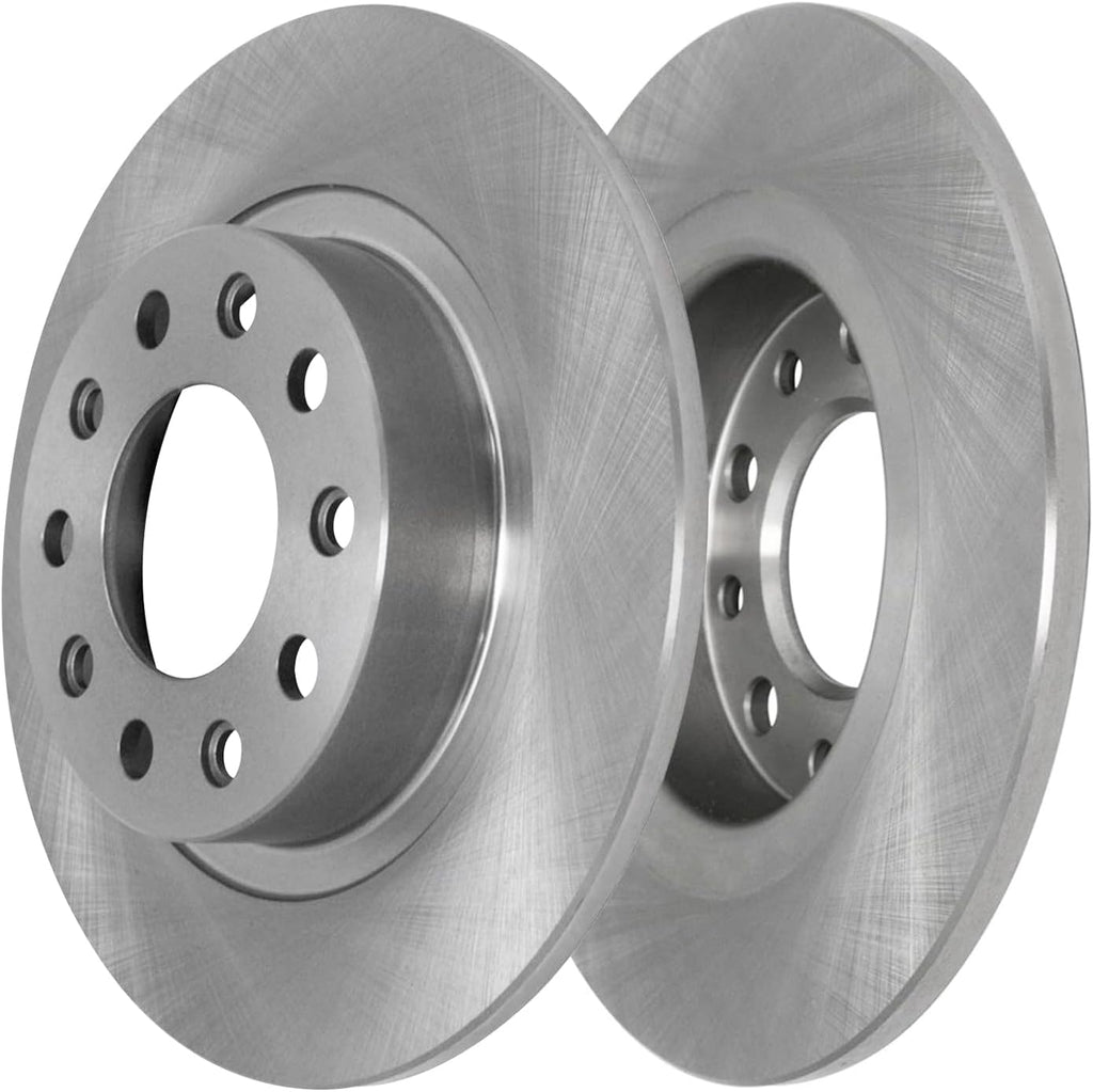 Detroit Axle - 4pc Brake Rotors for 2013 2014 2015 2016 Dodge Dart, Disc Brake Rotors Replacement: 12.01' inch Front Rotor 10.39' inch Rear Rotor