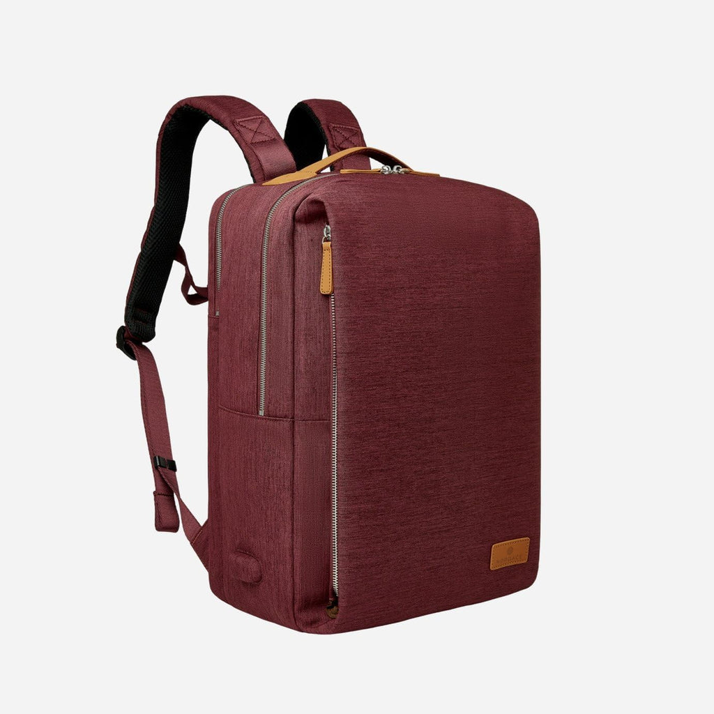 Nordace Siena Pro 15 Smart Backpack with USB Charging - 16' Laptop Backpack, 20L Daily Backpack for Travel, Everyday, or Work (Red)